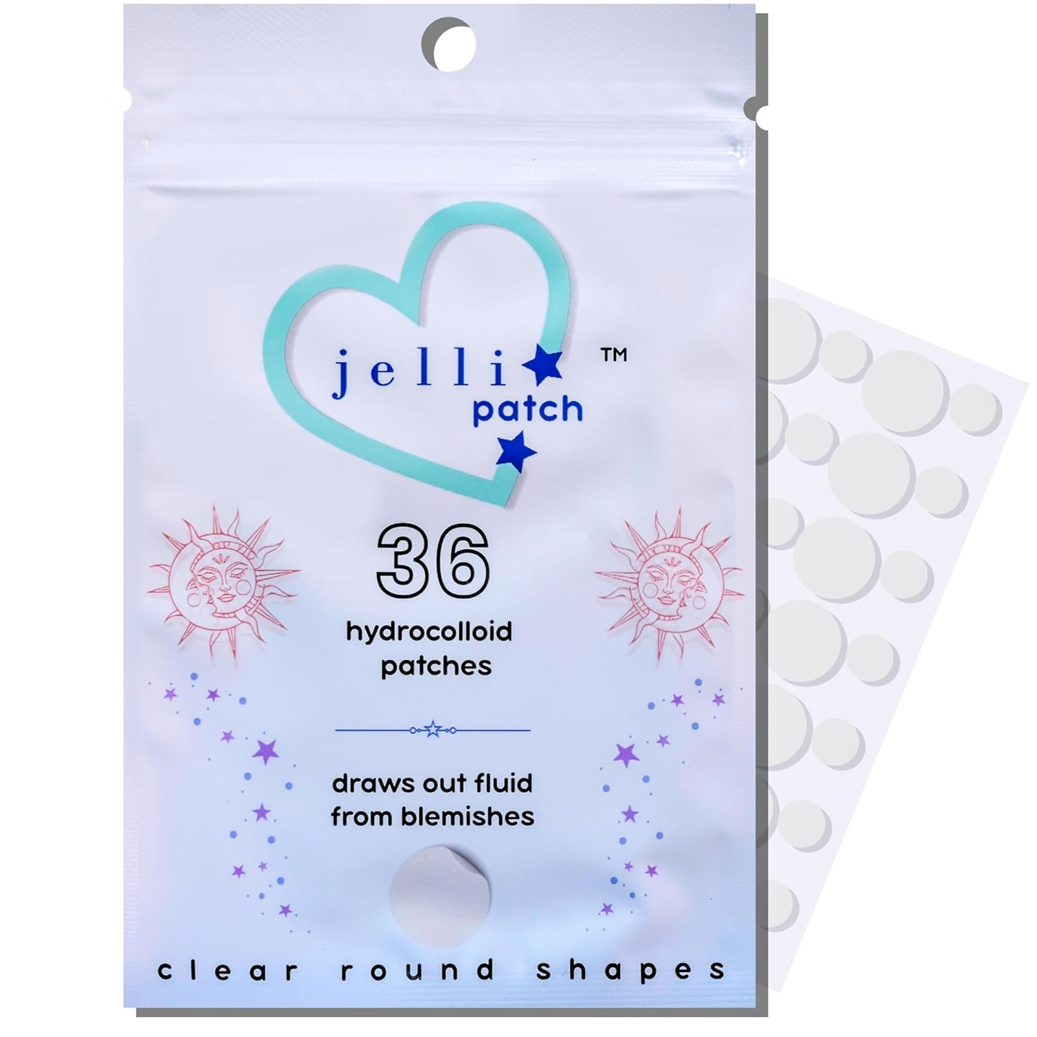 Pimple Patches For Face - Acne Skincare Sticker - Hydrocolloid - Invisible Clear Acne Stickers - Absorbing Day