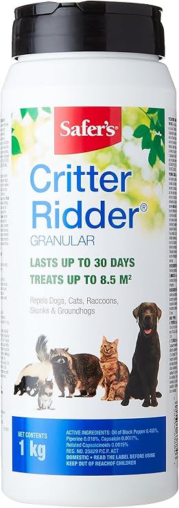 Safer's 3142CAN Critter Ridder Animal Repellent Granules - 1 Kg ...