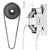 Garage Door Jackshaft Chain Hoist Wall Mount Jackshaft Garage Door Openers, 3:1 Reduced Drive Roll Up Door Opener