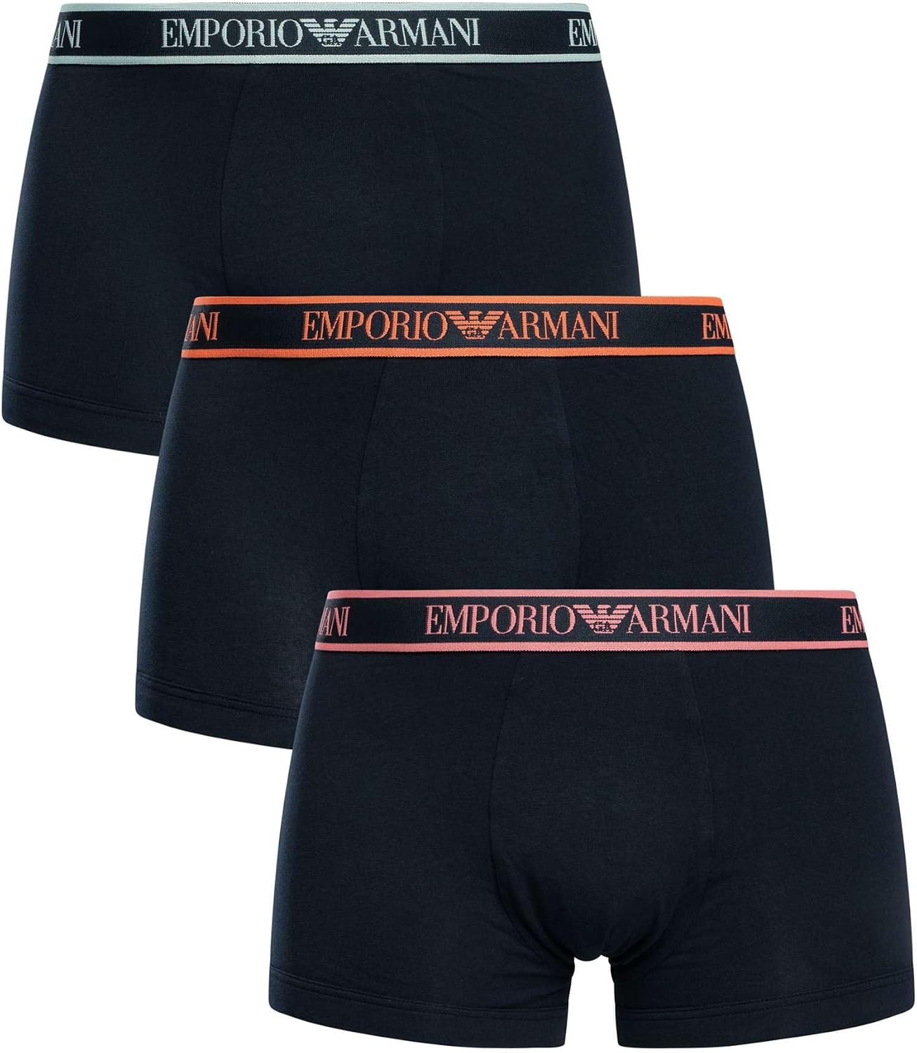 Emporio Armani Herren 3-Pack Trunk Badehose