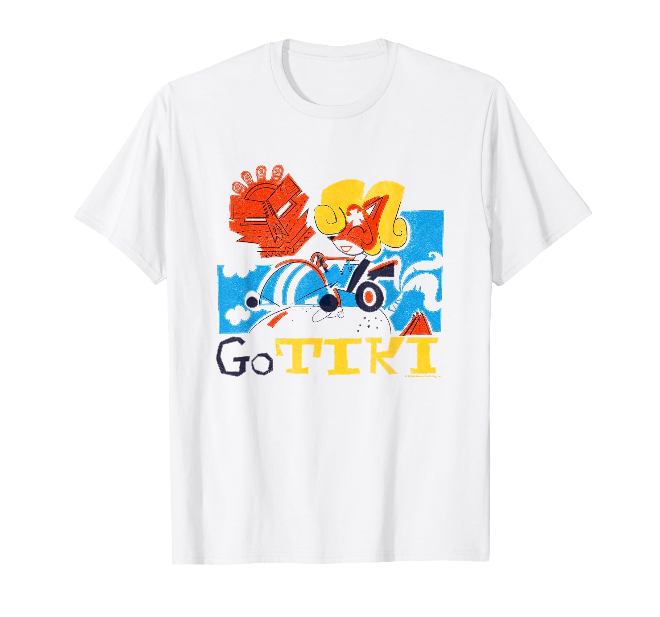 Crash Bandicoot Go Tiki Coco Bandicoot Cute Art Line Logo T-Shirt