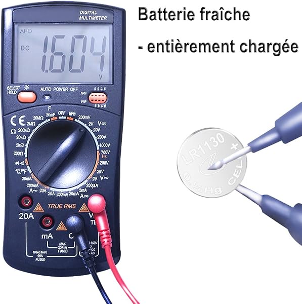 Paquet de 40 Piles Bouton alcaline de la Pile LR1130 AG10 - 5