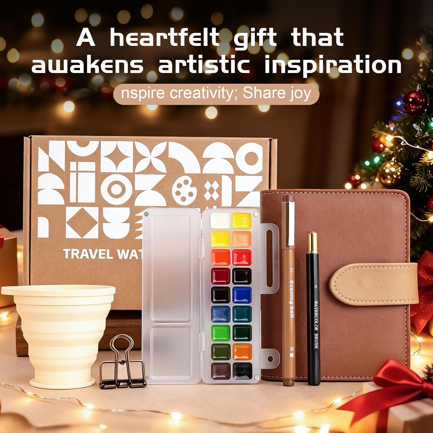 Travel Watercolor Set,Watercolor Sketchbook Set