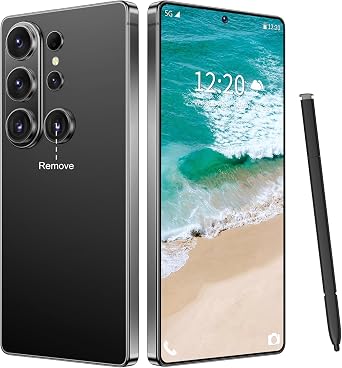 SZV S26 Ultra Unlocked Cell Phone,16+1TB 5G Unlocked Phone, Built in Pen Android 15 Battery 7000mAh 6.99" HD Screen Smartphone, Dual SIM/Face ID/Fingerprint Lock/GPS Black