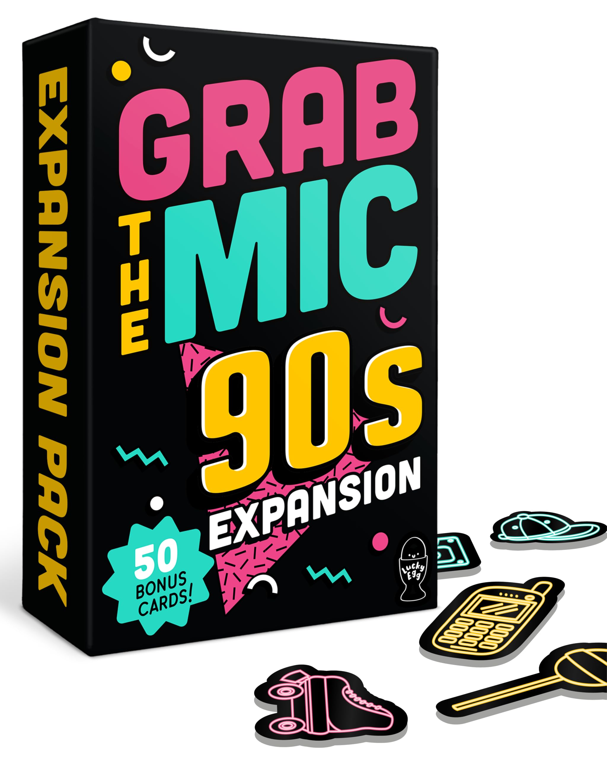 Grab The Mic: 90s Expansion, Karaoke Card Pack, Base Game Required