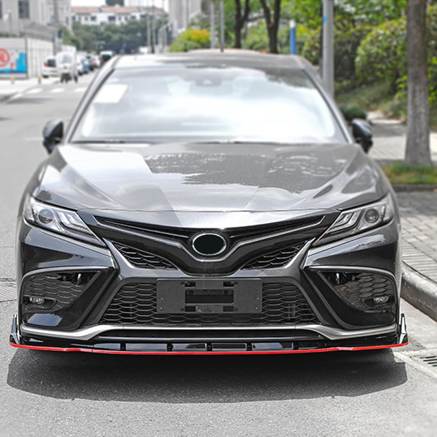 Front Bumper Lip Spoiler Splitter Toyota Camry Sport SE,XSE 2021-2024 Front Diffuser Bumper Deflector