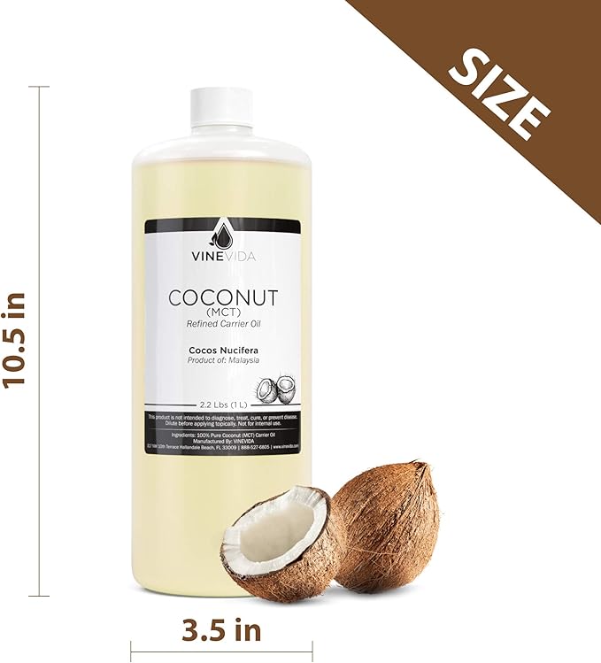 Aceite de Coco MCT Carrier Oil - 32 oz - VINEVIDA miniatura 8