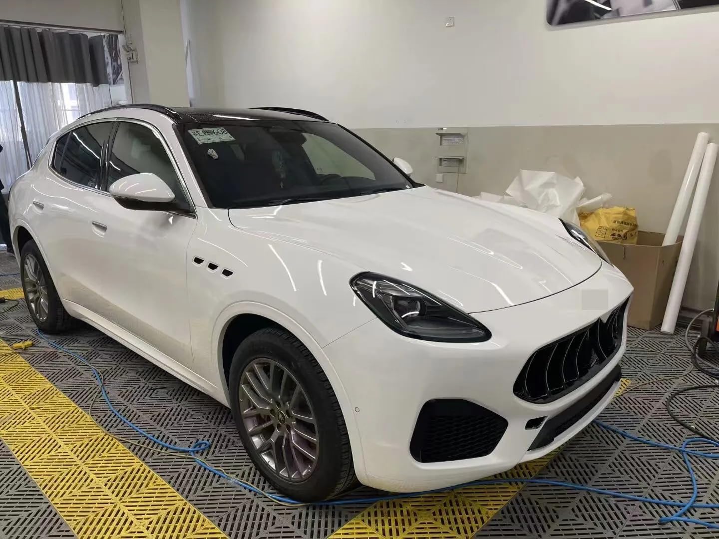 Fits for Maserati Grecale 2023-2024 Roof Rail Racks Cross Bars without Screw, black, nfbd38