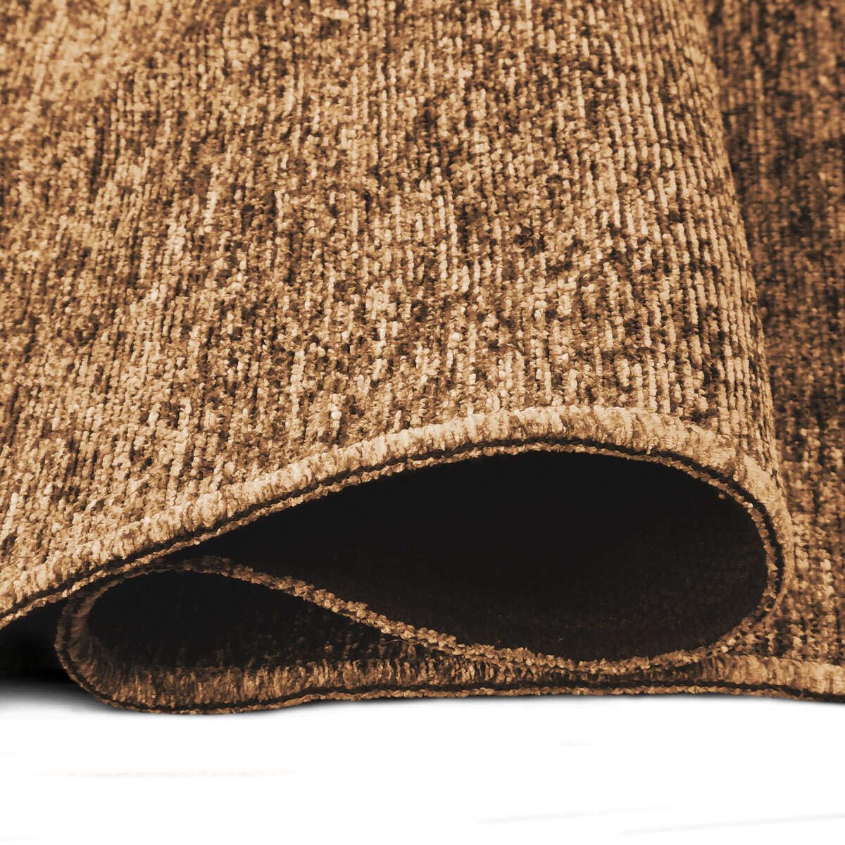 Thedecofactory Tapis en Coton et Polyester Lavable tissé Plat Beige 80x150