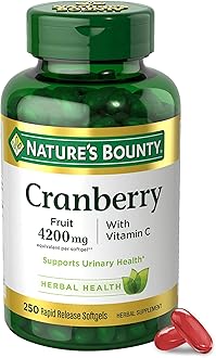 Cranberry Softgels, 250 Count