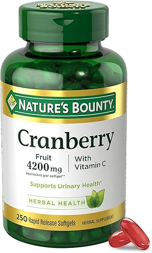 Suplemento alimenticio con arándanos 100 cápsulas blandas 015 onzas de Natures Bounty 4363 paquete de de 1 1 1