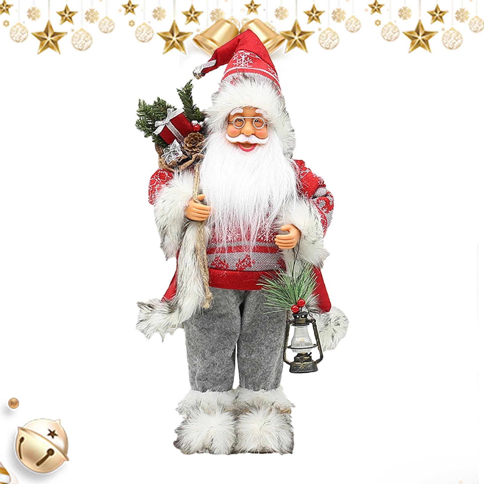 Décoration de table du Père Noël 46 cm pour sublimer votre repas de fête