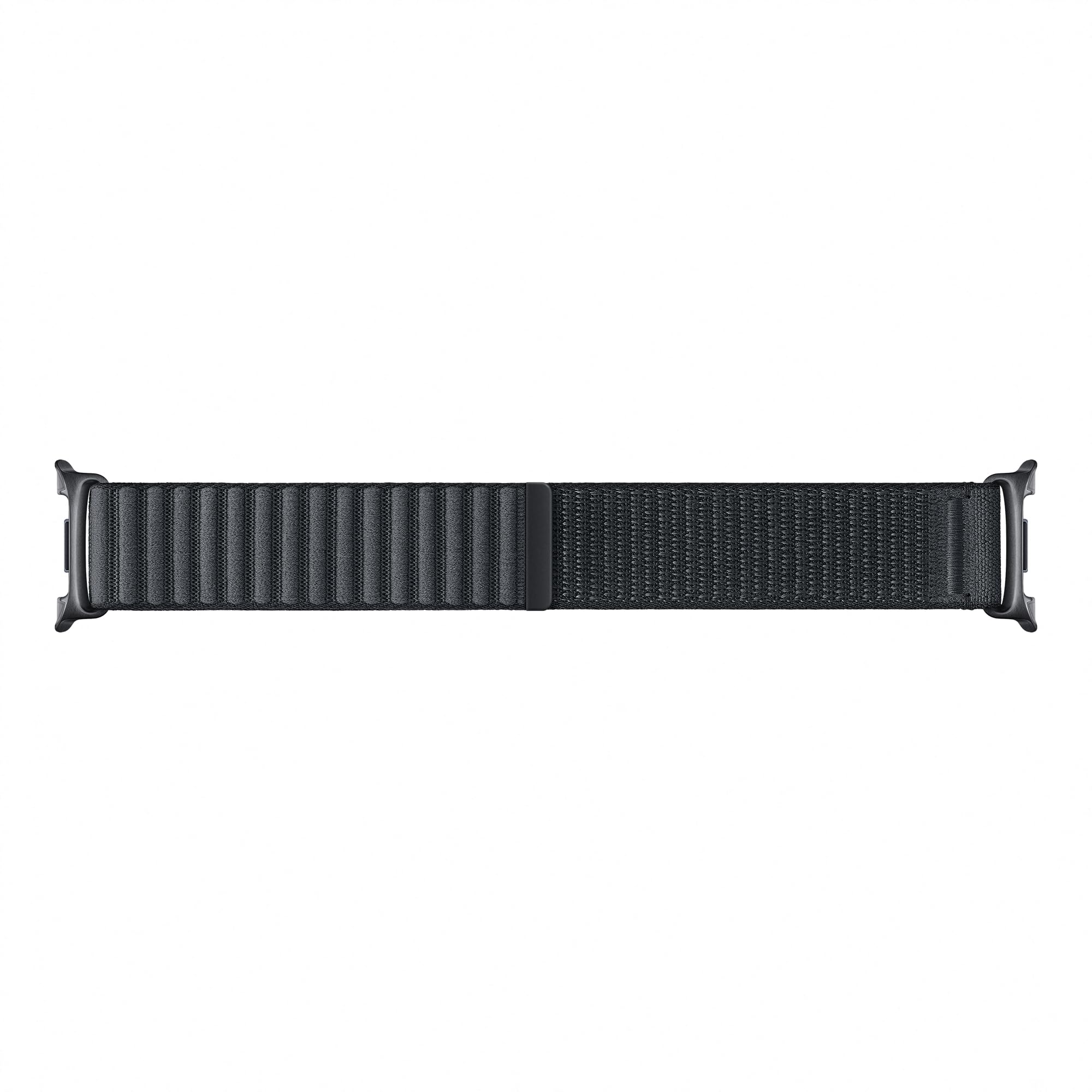 Samsung Fabric Band (M/L) ET-SVL33 für die Galaxy Watch8 | Watch8 Classic, Uhrenarmband, Original Zubehör, Stoffband, Klettverschluss… – Ansicht 2