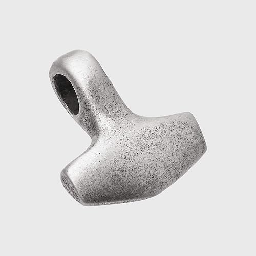Miniatura 2 de Colgante Mjolnir - Collar nórdico de martillo de Thor - Joyería pagana vikinga para hombre - Estilo nórdico escandinavo