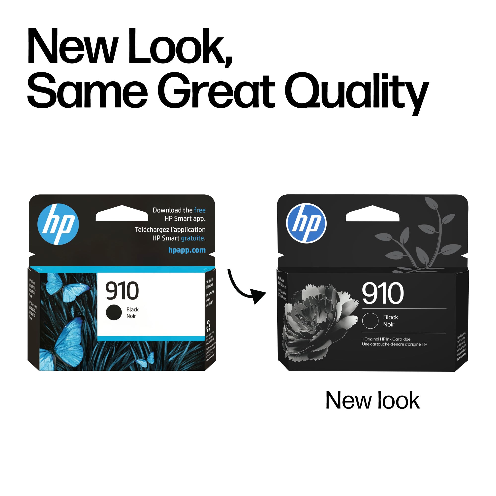 HP 910 Black Ink Cartridge Works with OfficeJet 8010 8020 Series OfficeJet Pro 8020 8030 Series Eligible for — view 3