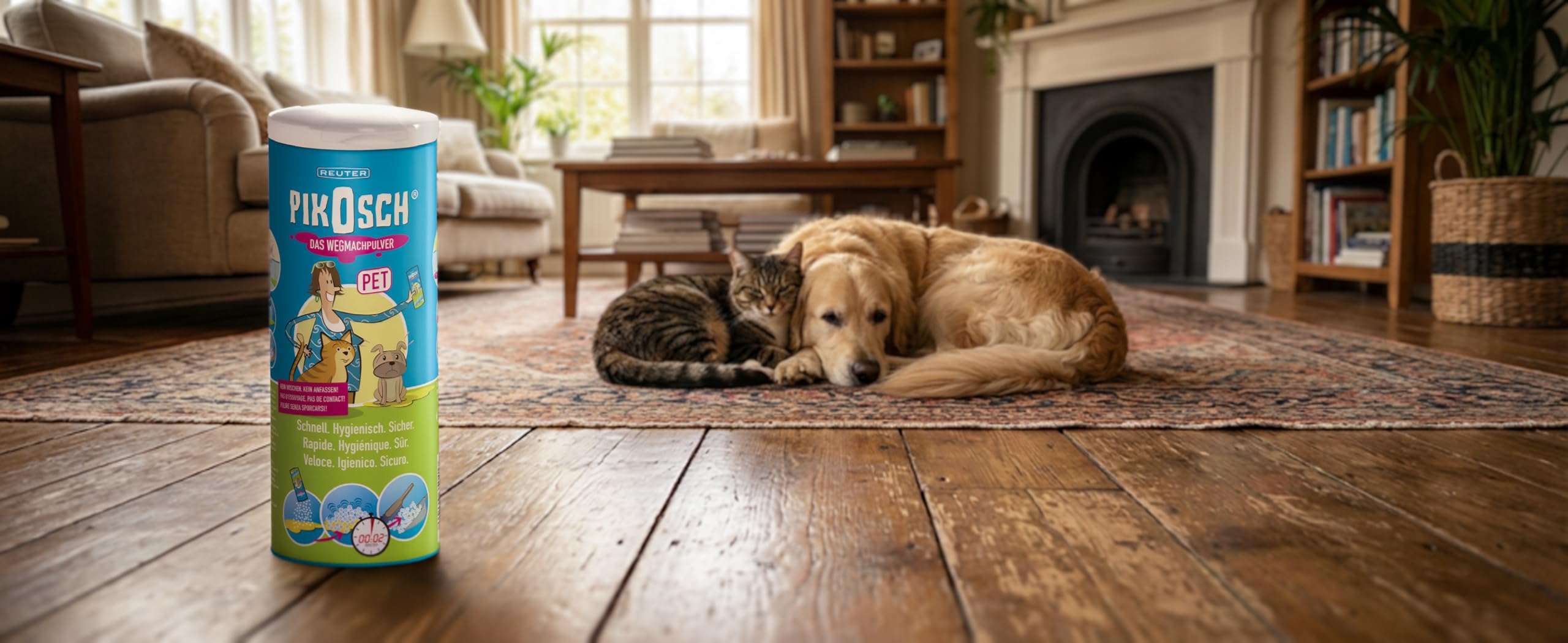 Pet nettoyant spécial - absorbeur de liquide - poudre de vomi pour élimination urine excréments animal