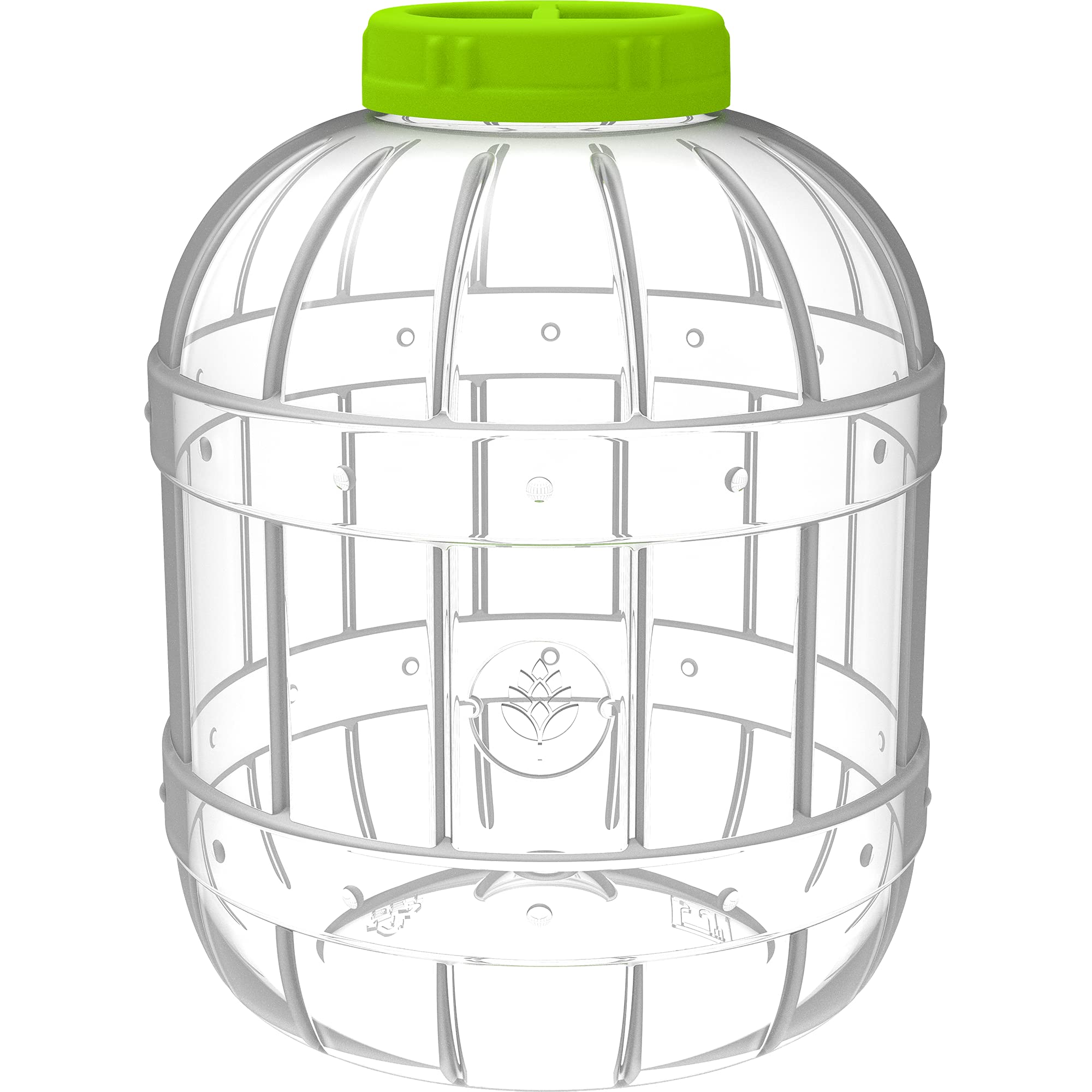 Browin 602020 Wielofunkcyjny, plastikowy, nietłukący się słoik PET z zakrętką, 10L - do przetworów, nalewek i trunków do 95% zawartości alkoholu