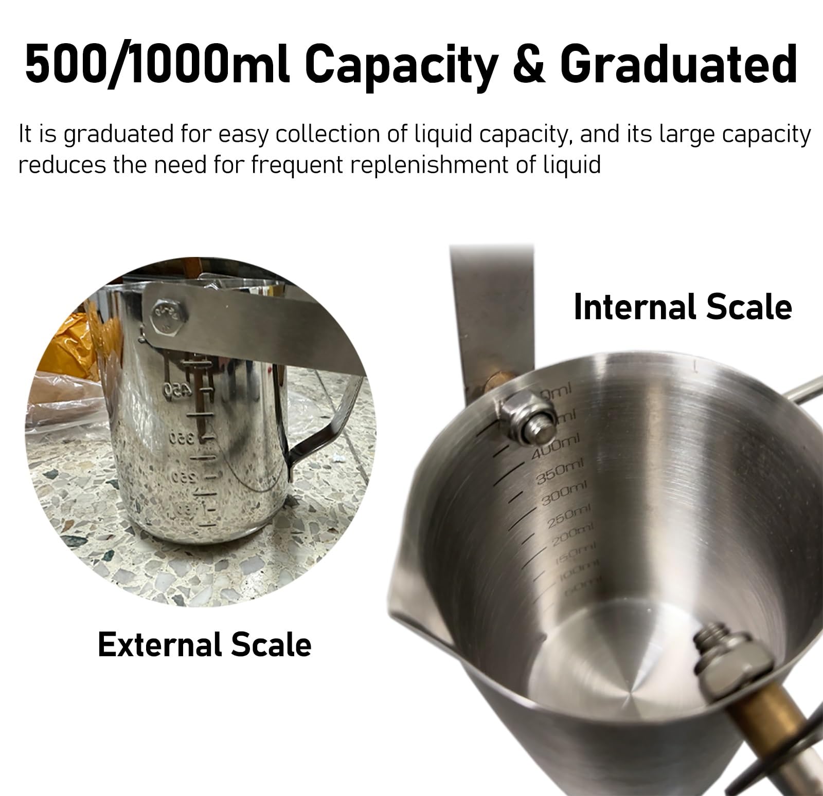 Campionatore d'acqua Mestolo telescopico per campionatore d'acqua, campionatore a pendolo in acciaio inossidabile 304, asta di campionamento dell'acqua per impianto di produzione/laboratorio/piscine(5