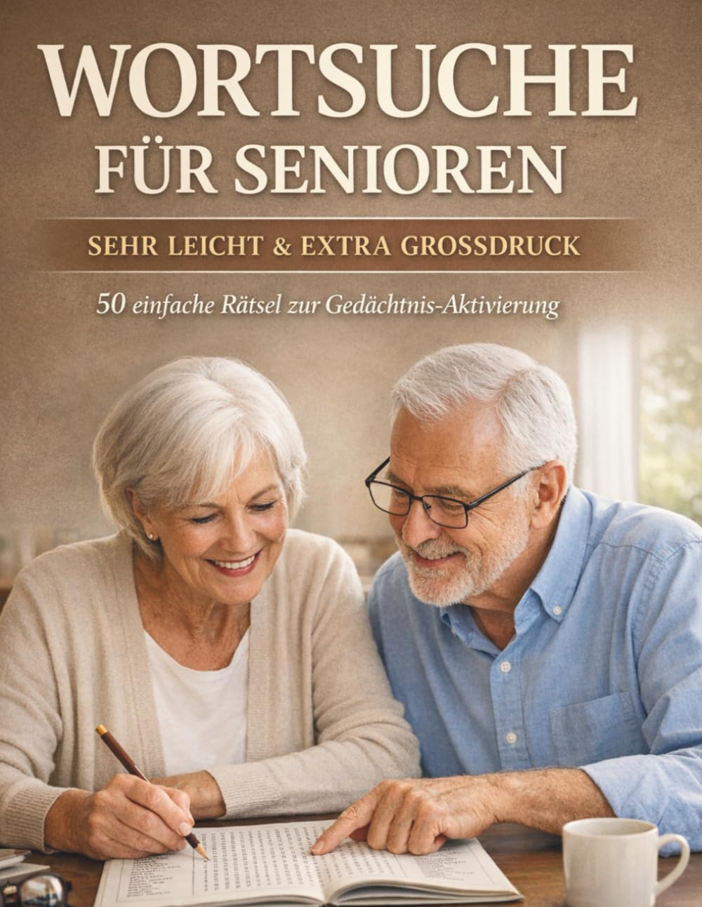 Wortsuche für Senioren Großdruck: Sehr leicht – 50 einfache Rätsel zur Gedächtnis-Aktivierung | Ideal für Demenz, Zuhause & Pflegeeinrichtungen