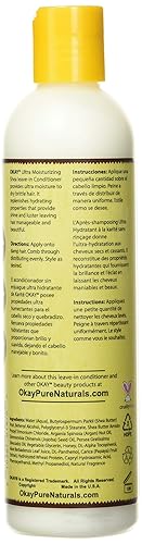 Miniatura 3 de OKAY Acondicionador que no se enjuaga., Shea, 8 onzas