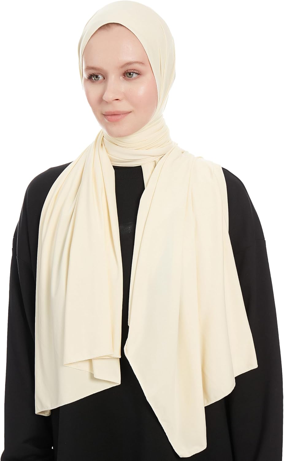 Hijab In Jersey Ayisah Donna | Morbido Come Seta, 180x70cm, Marrone - Sciarpa Islamica Moderna - Foto 12