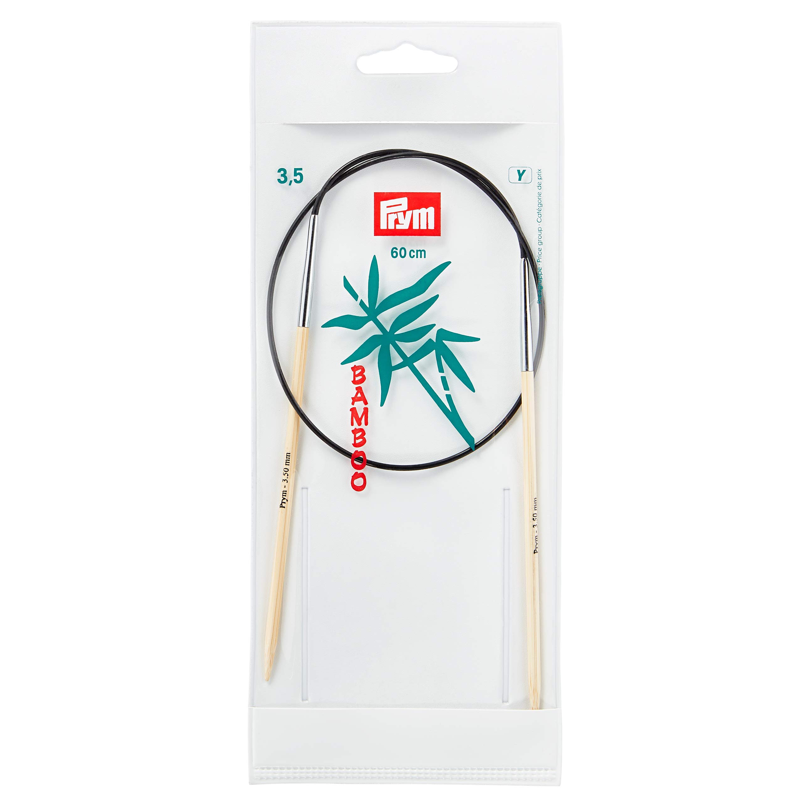 Prym Violet 60 Cm X 3.50 Mm Circular Knitting Pins, Bamboo