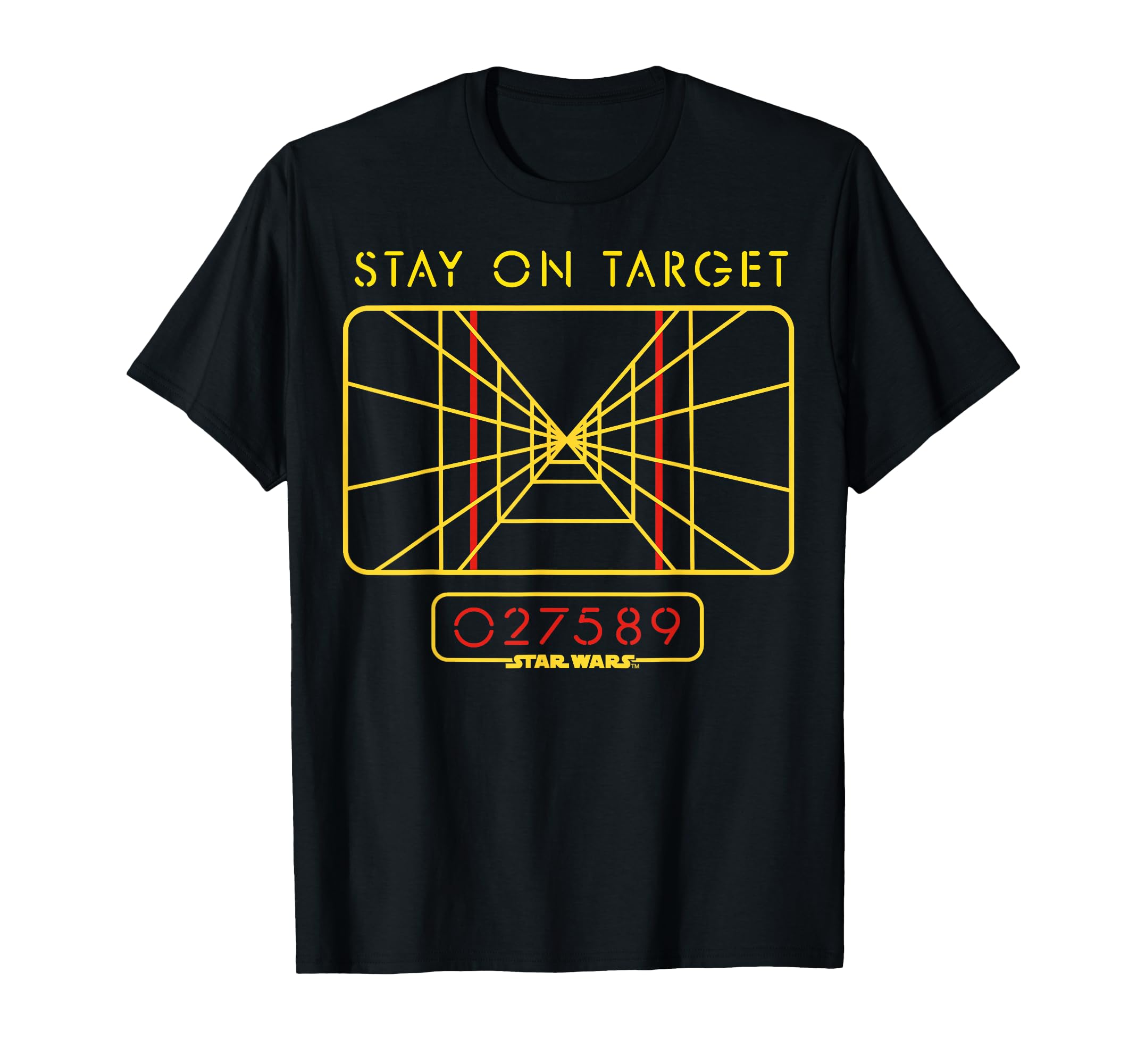 Stay On Target Retro Text T-Shirt
