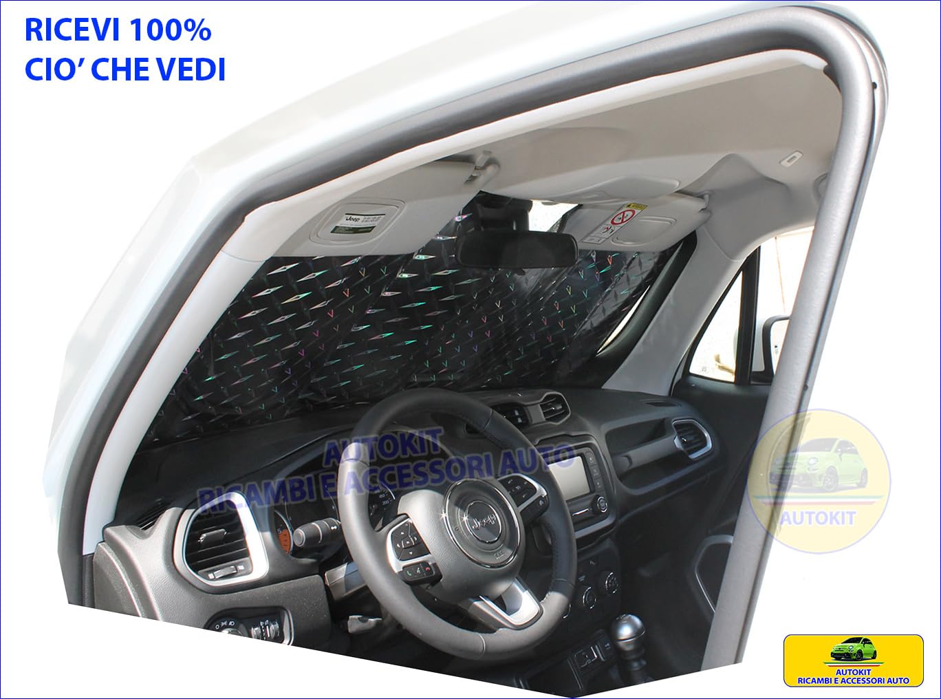 Parasole Per Finestrino Dell'auto, Parasole Per Piante Forestali Verdi, Simpatico Copri Parabrezza Per Gatti Anime, Accessori Per L'arredamento Del Veicolo, Regalo Carino Per Le Donne - Italia - Foto 8