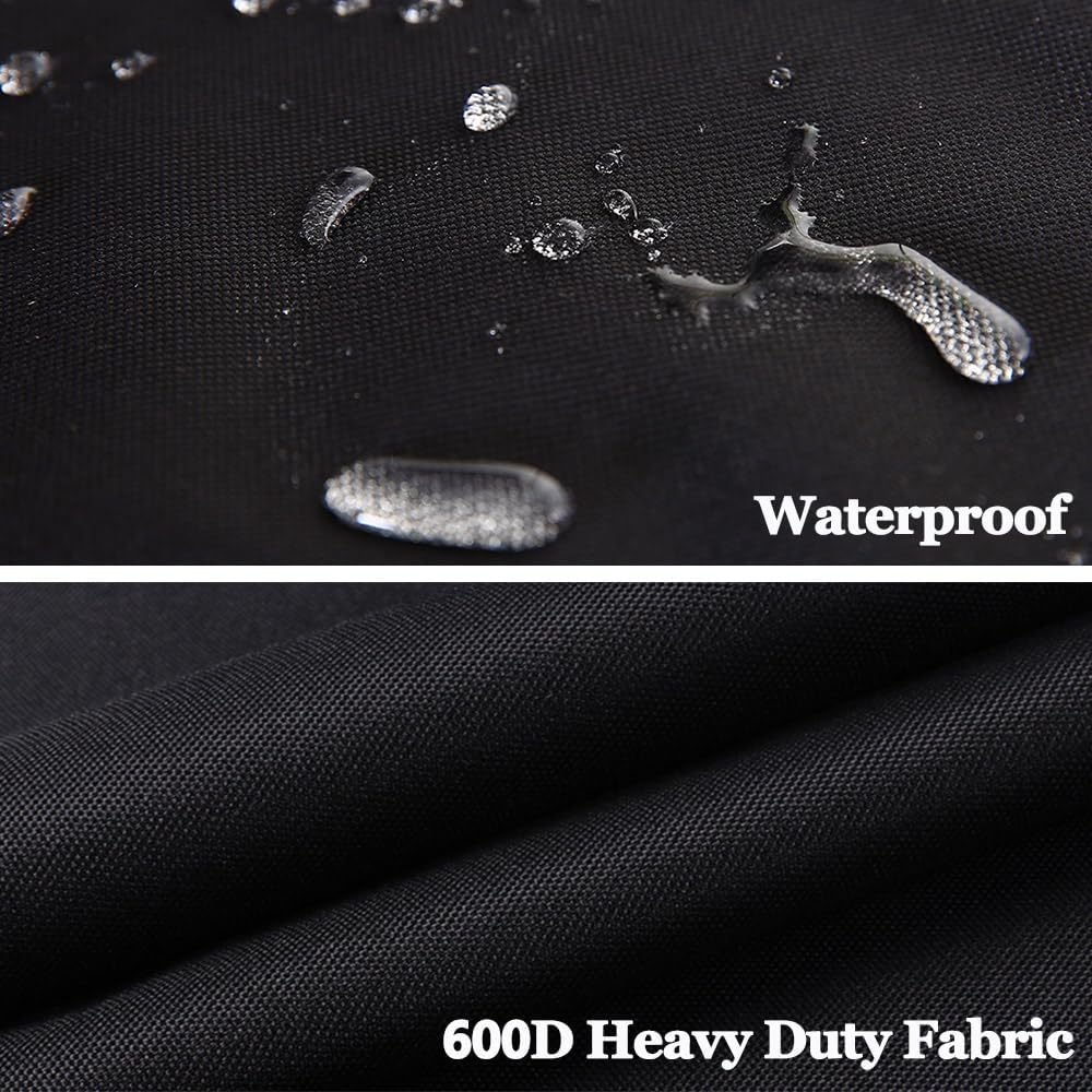 YardJoyliz Jet Sled Cover Waterproof Sled Travel Cover for Ice Fishing Shelter Travel