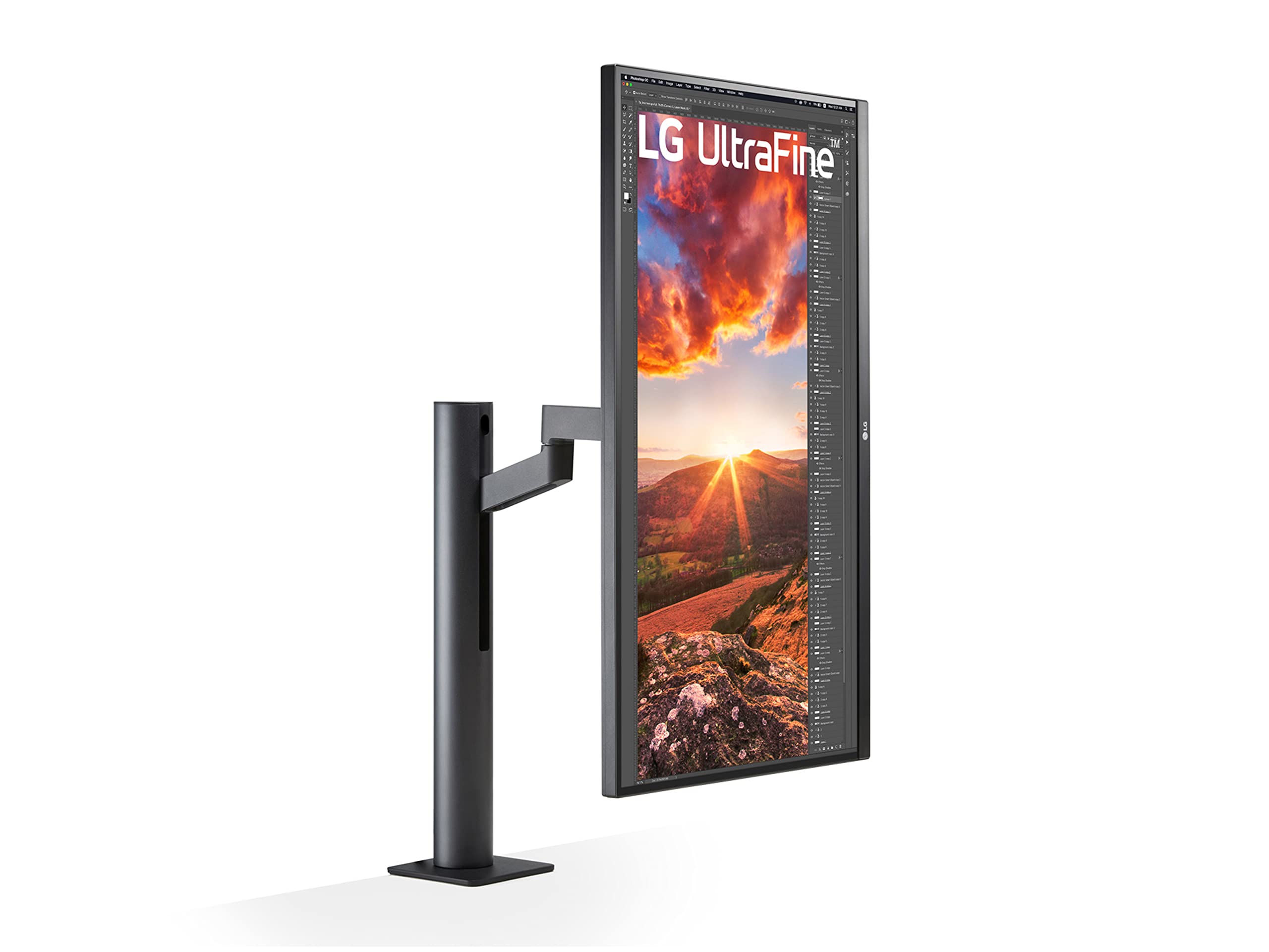 LG 27UN880P ERGO Monitor 27" UltraHD 4K LED IPS HDR 400, 3840x2160, 5ms, AMD FreeSync 60Hz, Flicker Safe, Nero