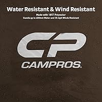 Vista 9 de CAMPROS CP Tents for Camping 2/4/6 Person Tent Waterproof Windproof Double Layer Camping Tent, Easy Setup Dome Tent with Large Mesh Windows & Wider