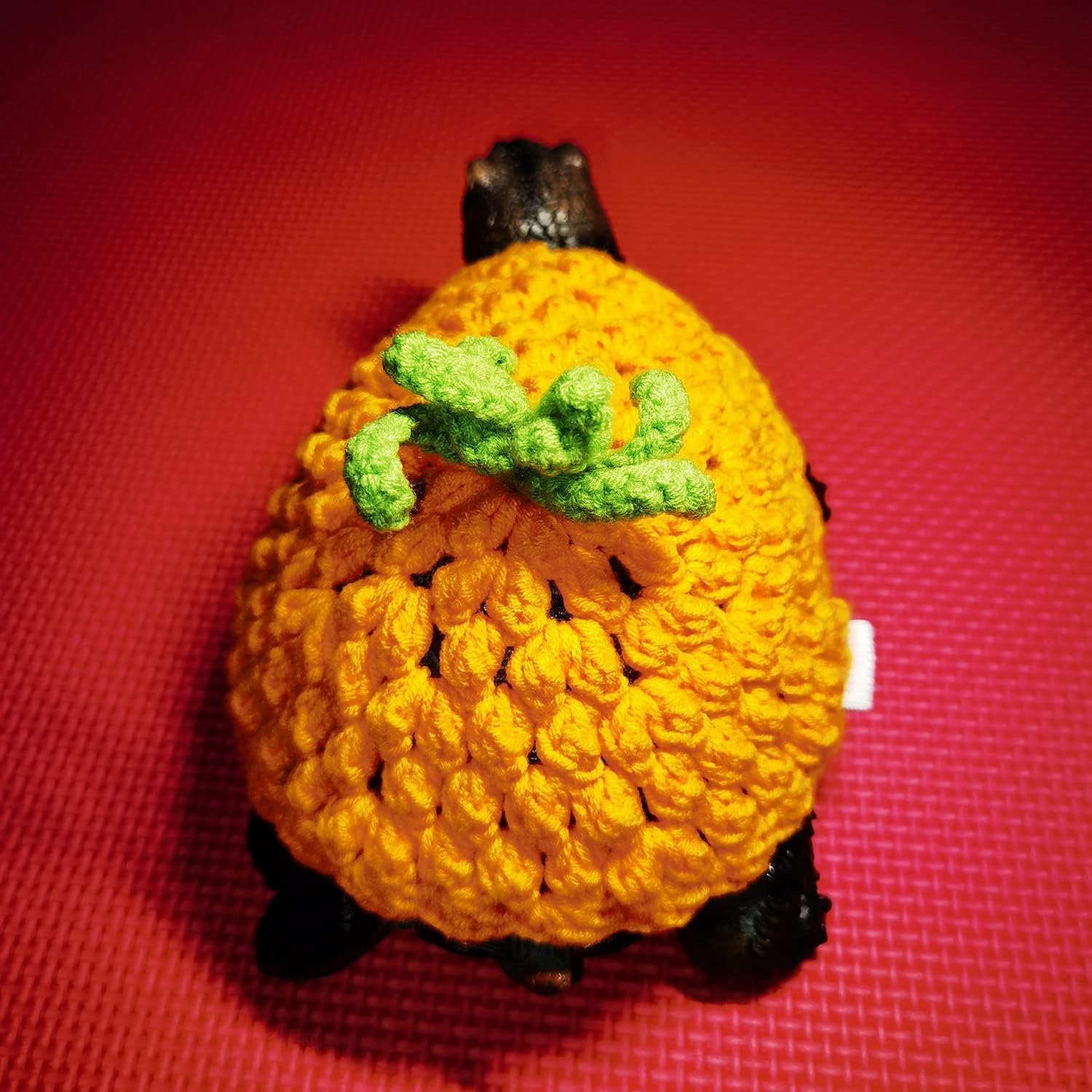 Cosplay Sweater for Turtle Clothes Handmade Winter Warm Knitted Tortoise Apparel Accessory for Halloween Christmas Party Cosplay Costume Photo Shoot (12 Inch,Orange)