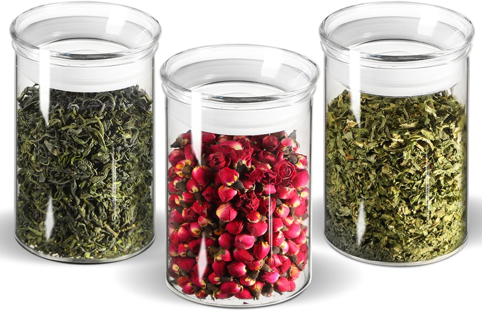 Bodum Presso Shatterproof Storage Jar 12 Piece Set, Black