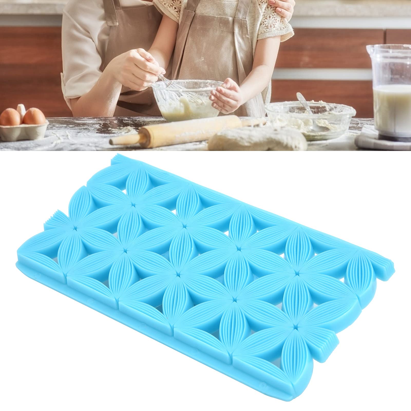 Plastic DIY Baking Mold, Cake Cookies Cutter Fondant Embosser Tools Applicable for Baking Decoration (15#)