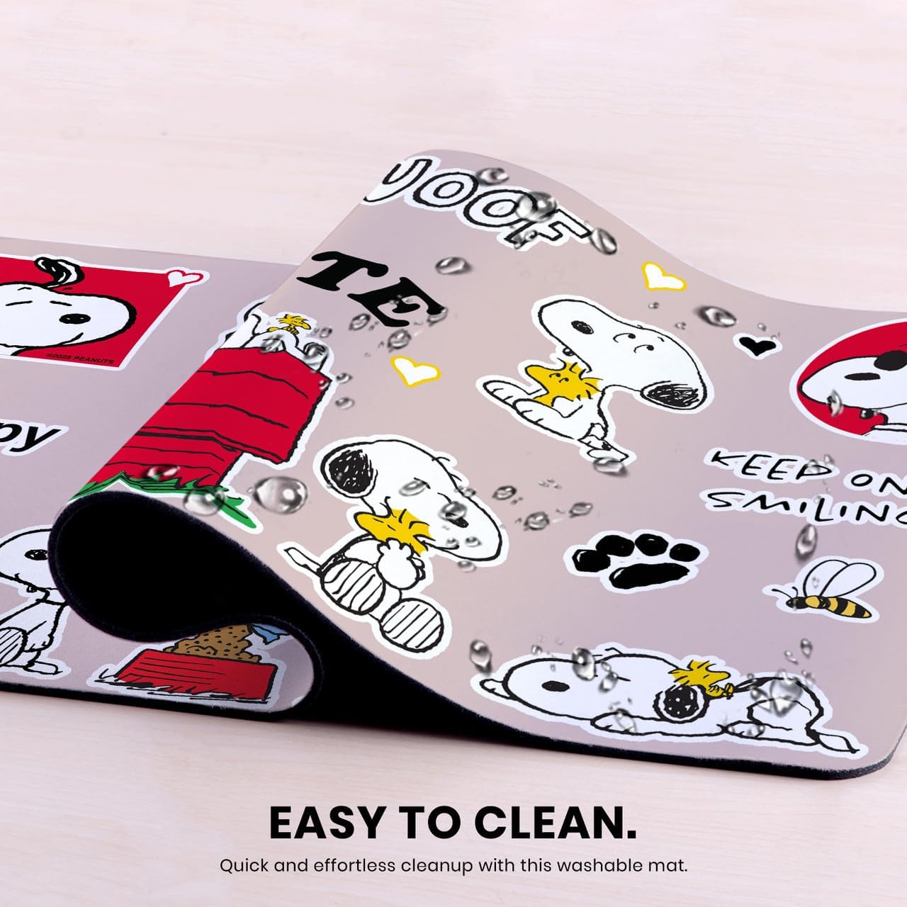 Head Case Designs Officially Licensed Peanuts Snoopy Pattern Graphics 23.62 x 11.81 x 0.12 inches (600 x 300 mm) - L Gaming Office Desk PC Keyboard Mouse Mat Pad