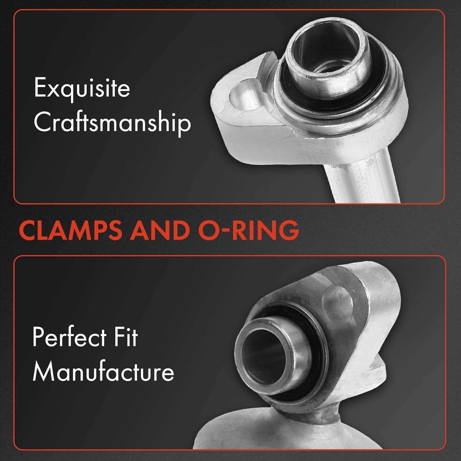 A-Premium A/C Suction Line Hose Assembly Compatible with Jeep Compass Patriot 2010-2017, Dodge Caliber 2010-2012, 2.0L 2.4L DOHC, Compressor to Evap