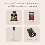 Vitamix 5-Speed Immersion Blender, Professional-Grade Hand Blender with 625-Watt Motor and Stainless-Steel Blade, Stainless Steel/Black