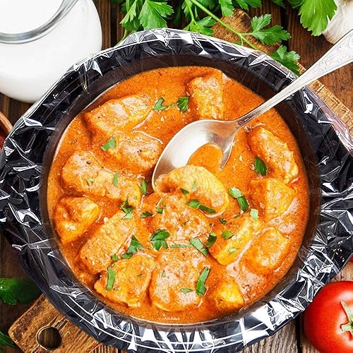 Miniatura 5 de ECOOPTS Revestimientos para olla de cocción lenta (30 forros), forros para ollas de 14 x 22 pulgadas para 6 a 10 cuartos de galón, bolsas de cocina