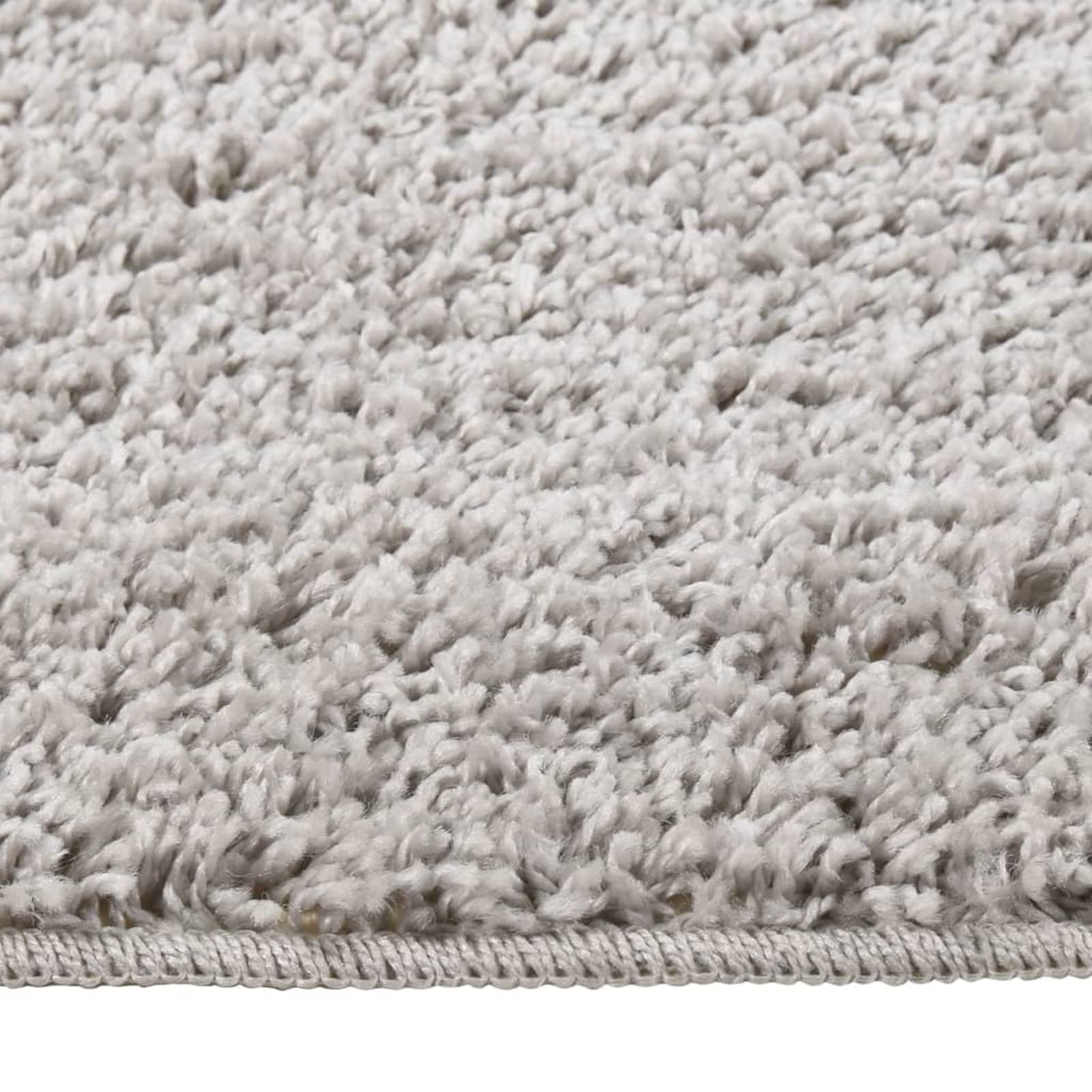 Homgoday Tapis Shaggy gris clair, 160 x 230 cm, antidérapant, tapis de cuisine, tapis de couloir, tapis de salon, tapis de chambre à coucher
