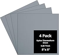 Vista 142 de Kydex Sheets - Solid Color DIY Kit for Crafting Holsters, Sheaths, and Mag Pouches - (8x8, 8x12, 12x12), Premium Thermoform Sheets - Thick, Durable