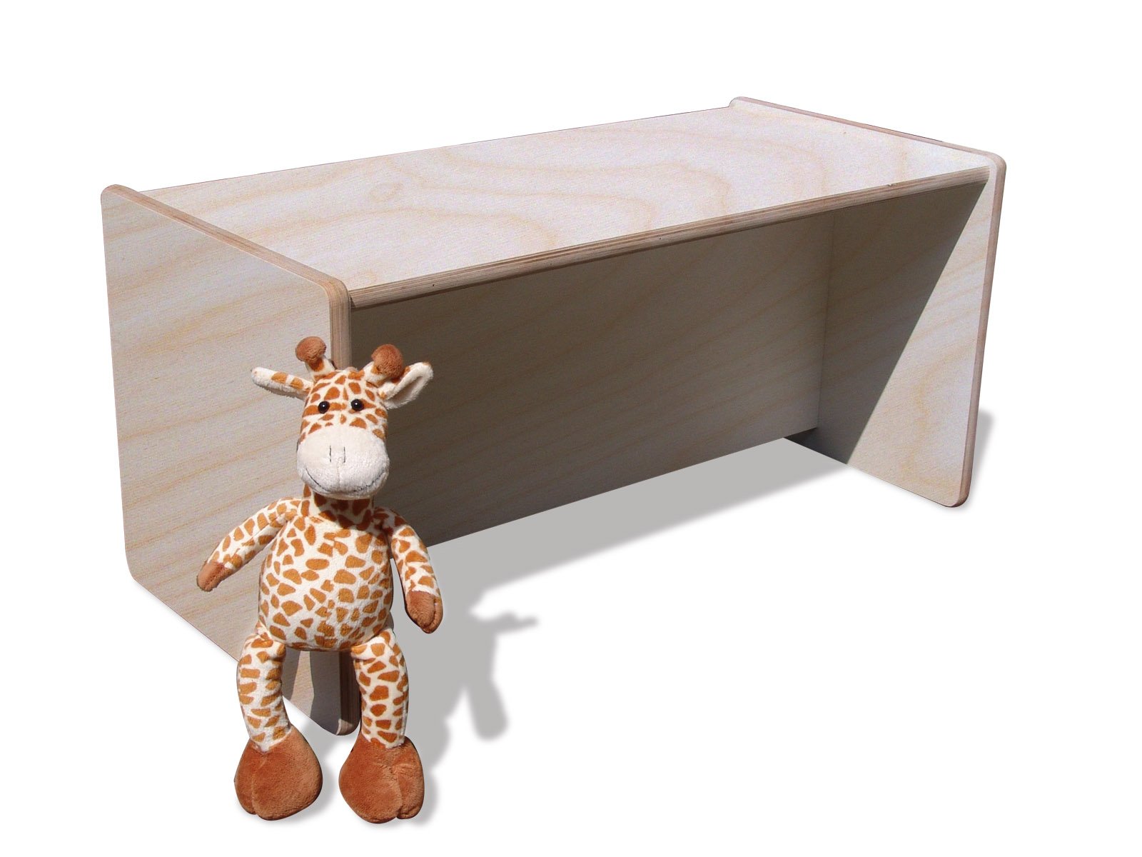 Eli Salon de Jardin pour Enfant 1 Table réversible et 1 Tabouret réversible – Naturel
