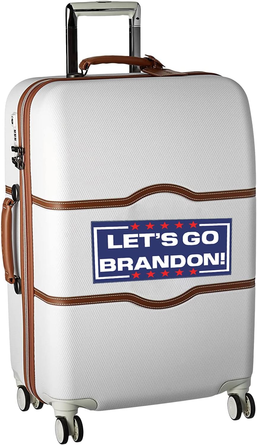 5 Pcs Lets Go Brandon Sticker, Waterproof Let's Go Brandon Bumper Stickers Decal - Funny Car Bumper Sticker, Fading-free F-J-B Sticker for Bumpers, Window, Tables, Skateboards, Laptop, Wall, shopping malls - 7 Inch x 3 Inch (5 Pack)