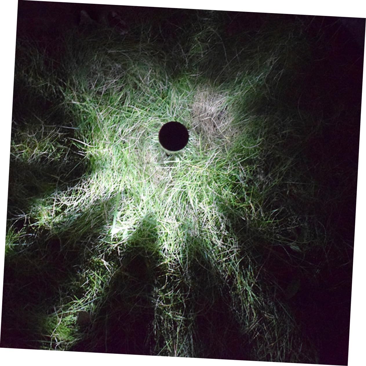 NUOBESTY 8Pcs Solar Ground Lights Tube LED Garden Landscape Lamp for Pathway Driveway Outdoor Light Solar Garden