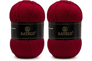 Crochet Yarn Wine Red – Perfect Yarn Weight 3 for Amigurumi