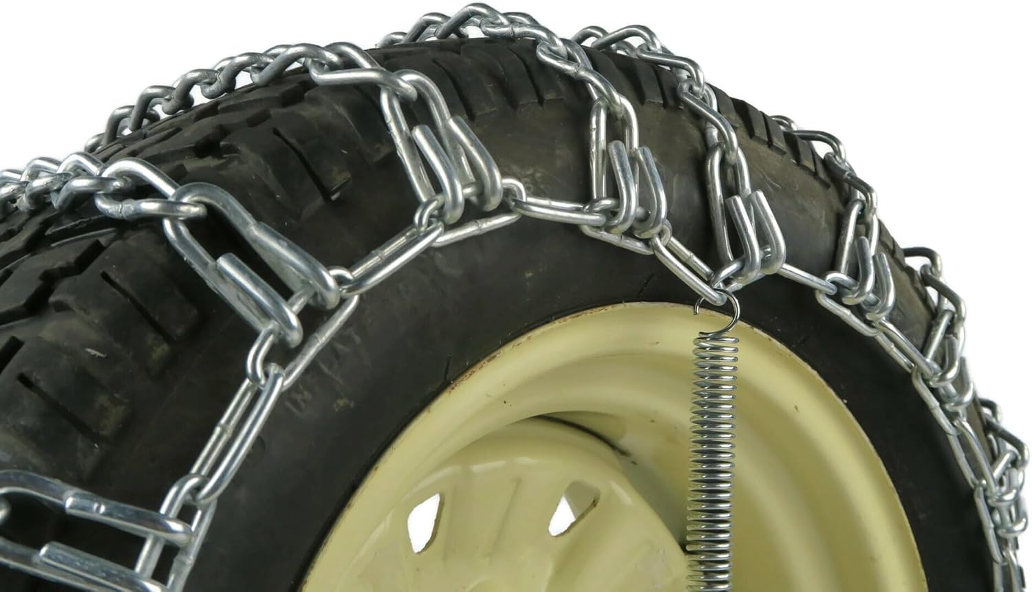The ROP Shop New 2 Link TIRE Chains & TENSIONERS 23x10.5x12 for Simplicty Lawn Mower Tractor