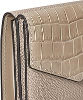 美品✨ ボナベンチュラ 二つ折り財布 ノブレッサレザー×エンボスクロコ バイフォールド ウォレット ノブレッサ × エンボスクロコレザー