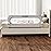 UPGOGO Folding Bed Rail for Toddlers,Baby Bed Rail Guard with Reinforced Anchor Safety System,Fit Bunk,Full Size,Queen,King,Twin(Grey,59x23.6)