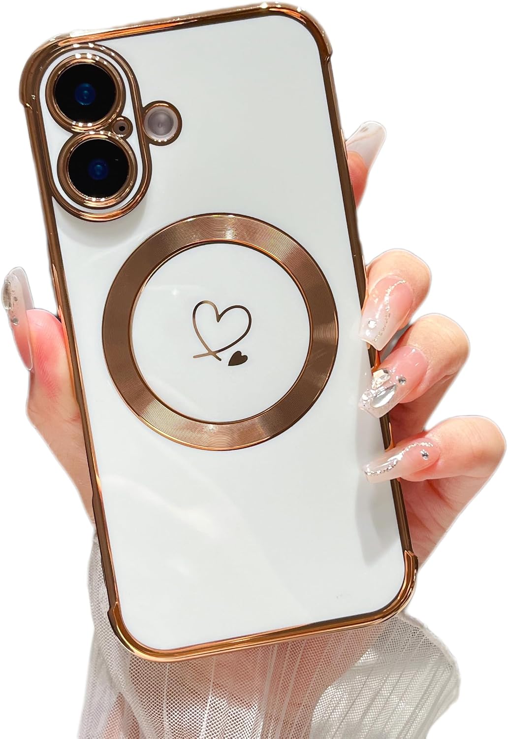 ZTOFERA Cute Case for iPhone 17 Case,White