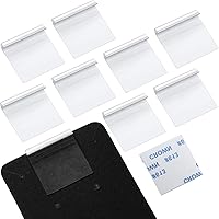 Vista 1 de 150 adaptadores de tarjeta de pendientes, adaptador de labios autoadhesivo, colgador de labios de plástico para aretes, collares, tarjetas