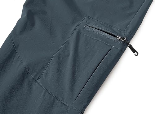 Miniatura 6 de BASUDAM Pantalones cargo de senderismo para hombre, de secado rápido, ligeros, elásticos, resistentes al agua con bolsillos
